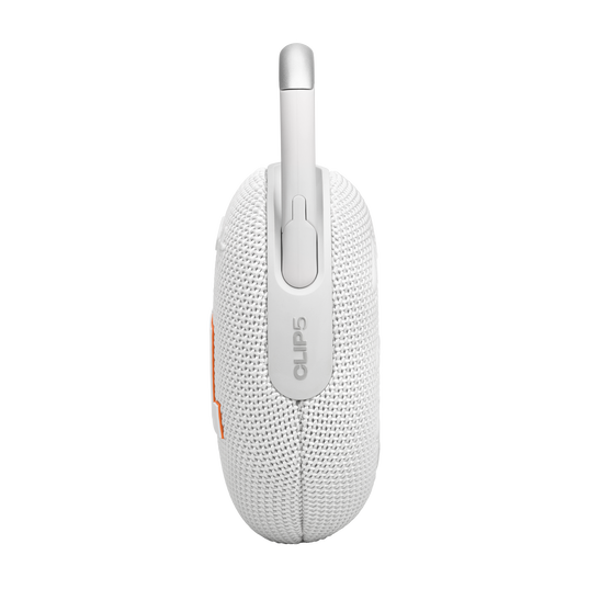 JBL Clip 5 - White - Ultra-portable waterproof speaker - Detailshot 2