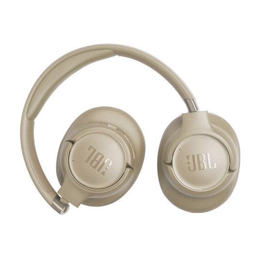 JBL Tune 780NC - Beige - Wireless over-ear Noise Cancelling headphones - Back