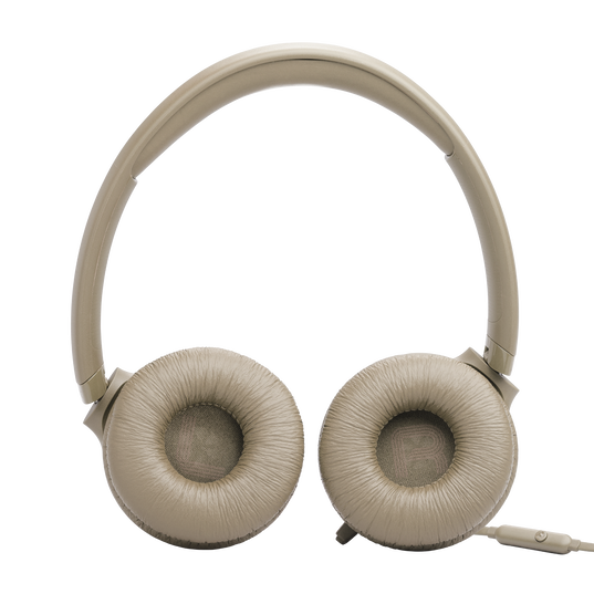 JBL Tune 530 Wired - Beige - Wired on-ear headphones - Left