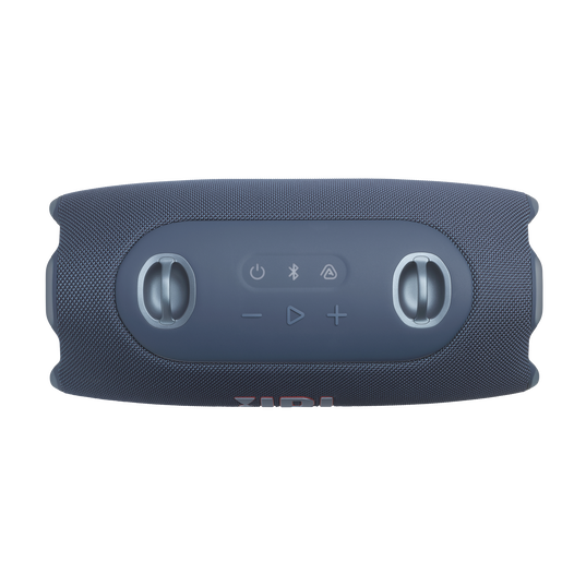 JBL Xtreme 5 - Blue - Portable waterproof speaker with massive legendary JBL sound, ambient edge lighting, and a convenient shoulder strap - Top