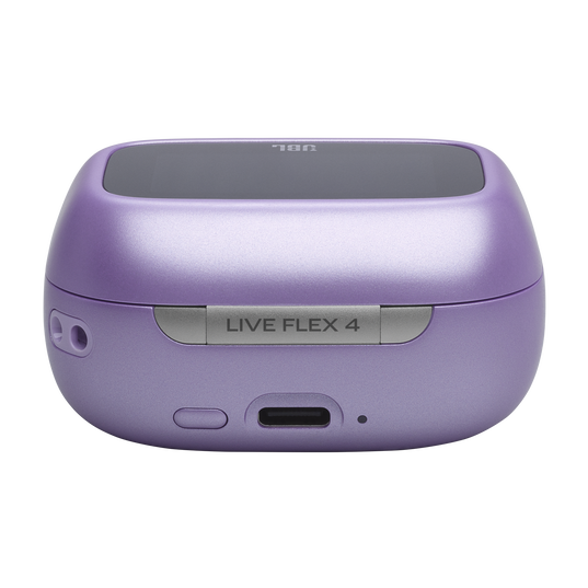 JBL Live Flex 4 - Purple - True wireless Noise Cancelling earbuds - Detailshot 2