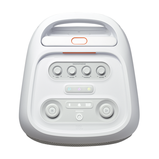 JBL PartyBox Stage 320 - White - Portable party speaker with wheels - Top