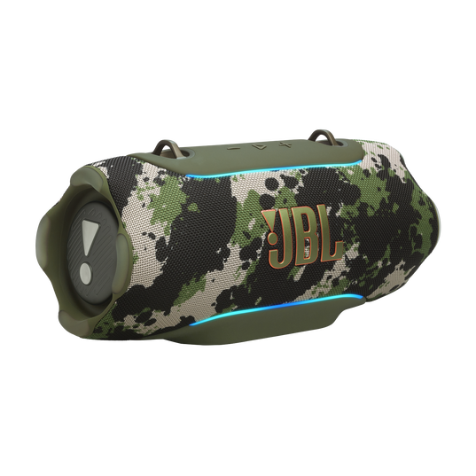 JBL Xtreme 5 - Squad - Portable waterproof speaker with massive legendary JBL sound, ambient edge lighting, and a convenient shoulder strap - Back
