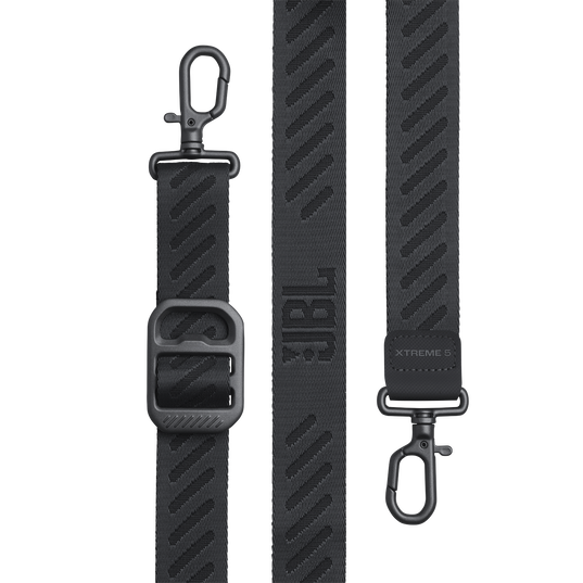 JBL Xtreme 5 - Black - Portable waterproof speaker with massive legendary JBL sound, ambient edge lighting, and a convenient shoulder strap - Detailshot 3