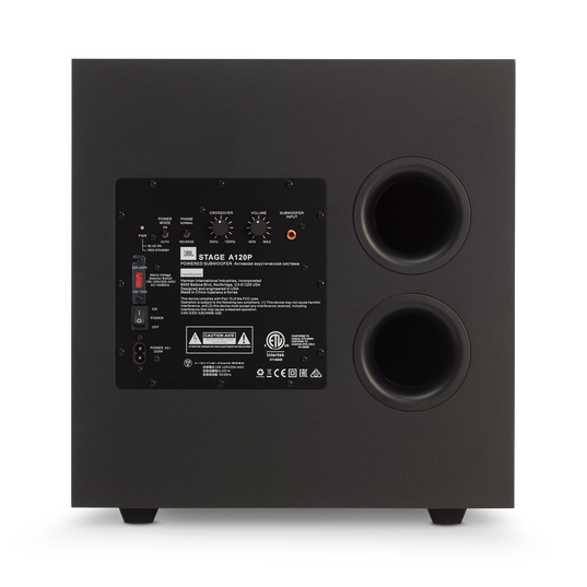 JBL Stage A120P - Black - Home Audio Loudspeaker System - Back