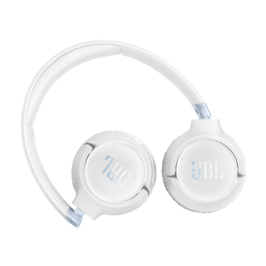 JBL Tune 680NC - White - Wireless on-ear Noise cancelling headphones - Back