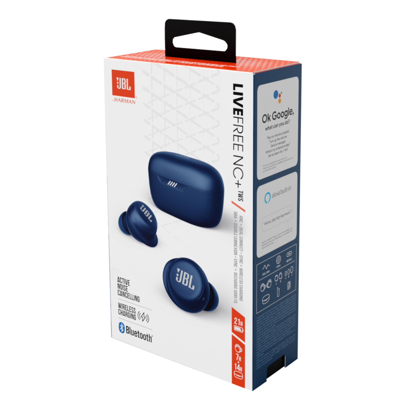 JBL Live Free NC+ TWS | Prawdziwie bezprzewodowe słuchawki dokanałowe NC