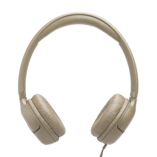 JBL Tune 530 Wired - Beige - Wired on-ear headphones - Top