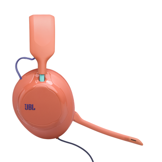 JBL Quantum 120 - Coral - Wired multiplatform gaming headset - Back
