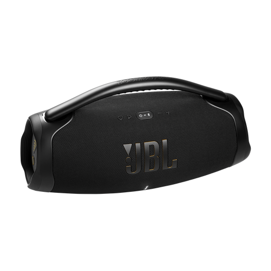 JBL Boombox 3 Wi-Fi - Black - Powerful Wi-Fi and Bluetooth portable speaker - Detailshot 3