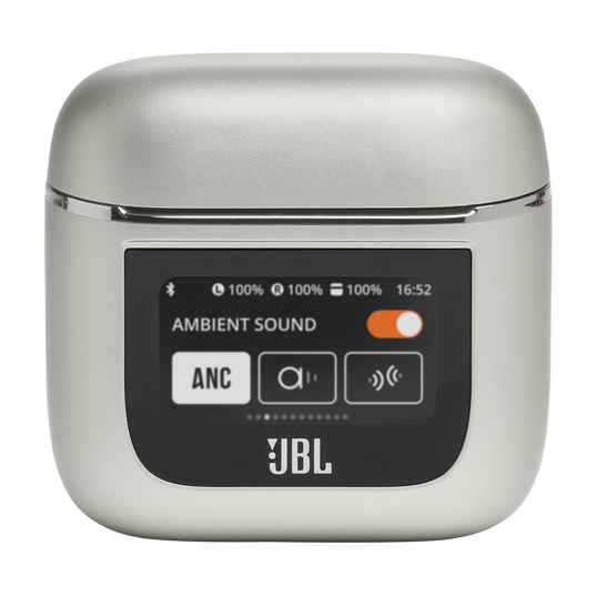 JBL Tour Pro 2 - Sand - True wireless Noise Cancelling earbuds - Front