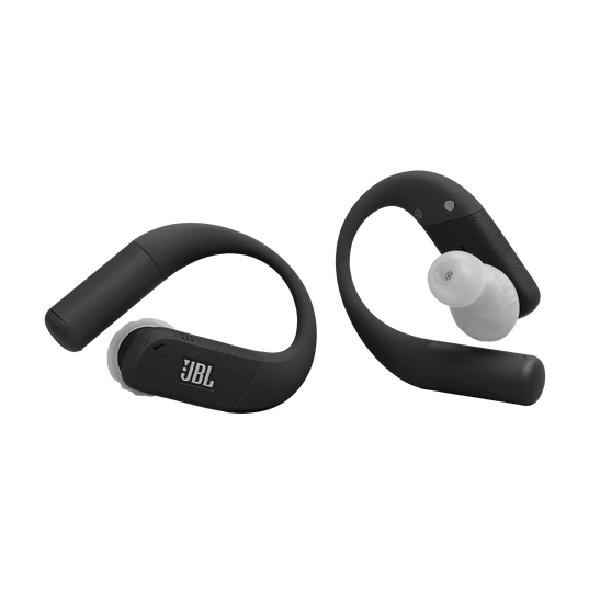 JBL Endurance Peak 4 - Black / Grey - True Wireless Noise Cancelling Sport Earbuds - Front