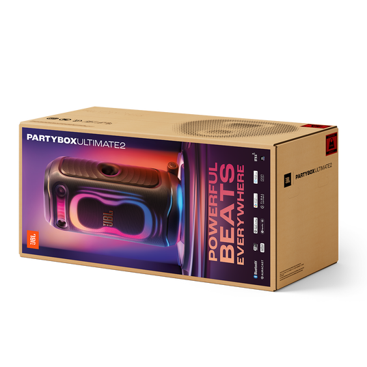 JBL PartyBox Ultimate 2 - Black - The loudest and fiercest party speaker with 1500 watts of JBL legendary sound and a full-panel immersive lightshow - Detailshot 6