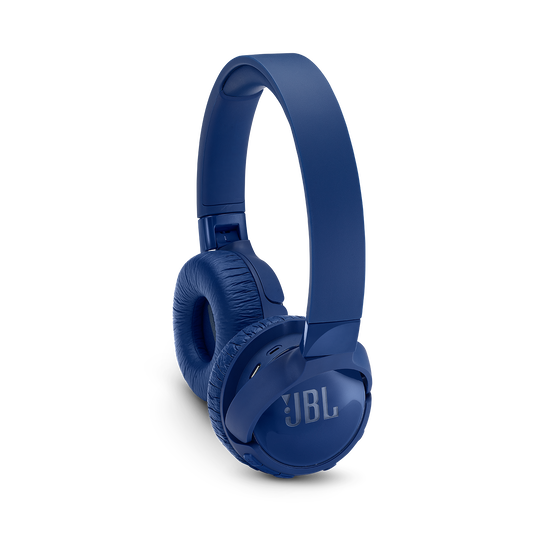 JBL Tune 600BTNC - Blue - Wireless, on-ear, active noise-cancelling headphones. - Detailshot 1