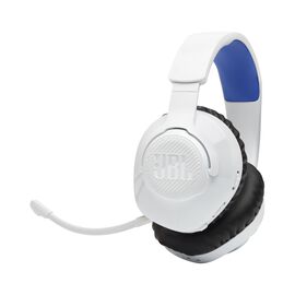 JBL Quantum 360P Console Wireless - White - Wireless over-ear console gaming headset with detachable boom mic - Hero