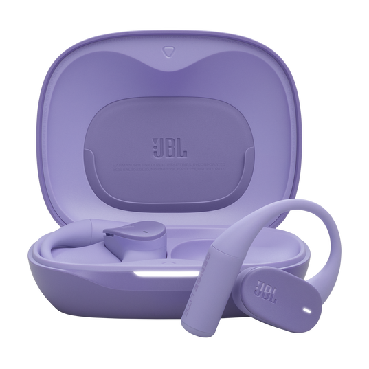 JBL Sense Lite - Purple - True Wireless Open-ear Headphones - Hero