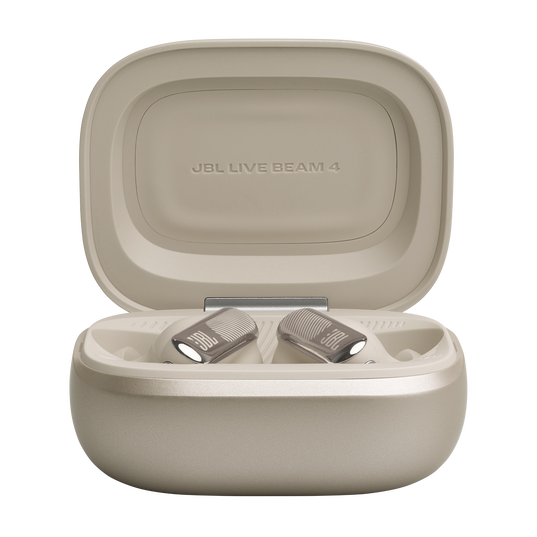 JBL Live Beam 4 - Sand - True wireless Noise Cancelling earbuds - Left