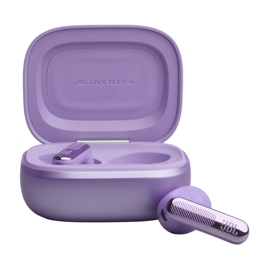 JBL Live Flex 4 - Purple - True wireless Noise Cancelling earbuds - Bottom