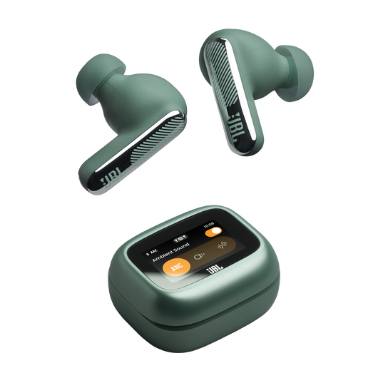 JBL Live Beam 4 - Green - True wireless Noise Cancelling earbuds - Top
