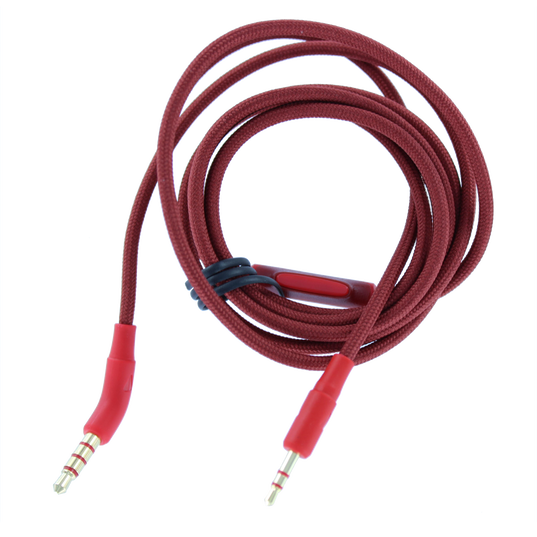 Audio cable, E35 E45BT E55 - Red - Audio cable 130 cm - Hero