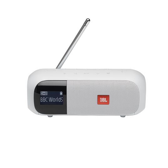 JBL Tuner 2 - White - Portable DAB/DAB+/FM radio with Bluetooth - Front