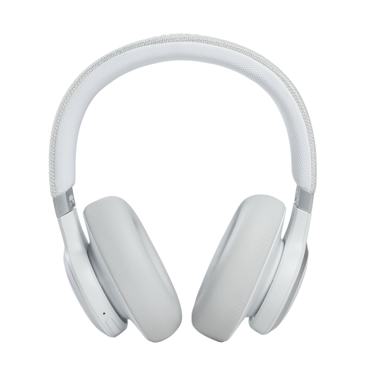 JBL Live 660NC - White - Wireless over-ear NC headphones - Front