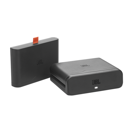 JBL Battery 600 Duo with Charging Case - Black - Two easy-to-replace spare batteries with charging case - Hero