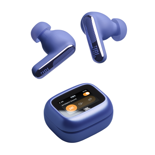 JBL Live Beam 4 - Blue - True wireless Noise Cancelling earbuds - Top