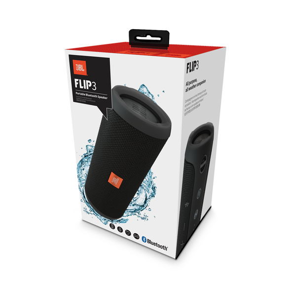 JBL Flip 3 | Przenośny i odporny na zachlapanie głośnik z