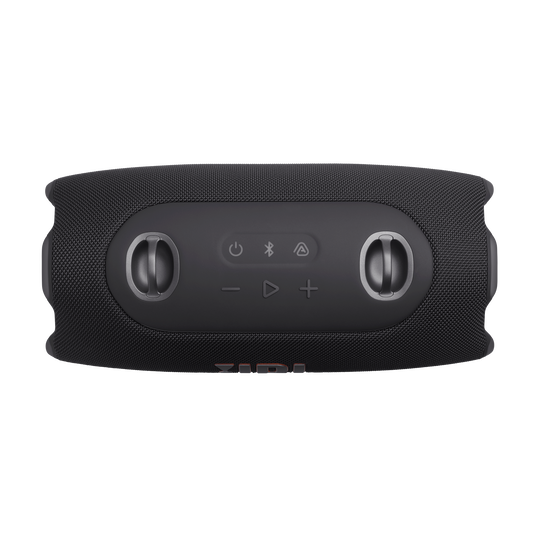 JBL Xtreme 5 - Black - Portable waterproof speaker with massive legendary JBL sound, ambient edge lighting, and a convenient shoulder strap - Top