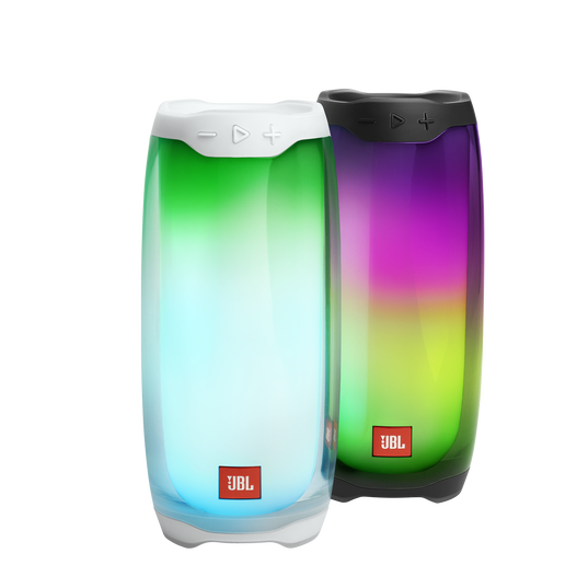 JBL Pulse 4 - White - Portable Bluetooth Speaker - Detailshot 1