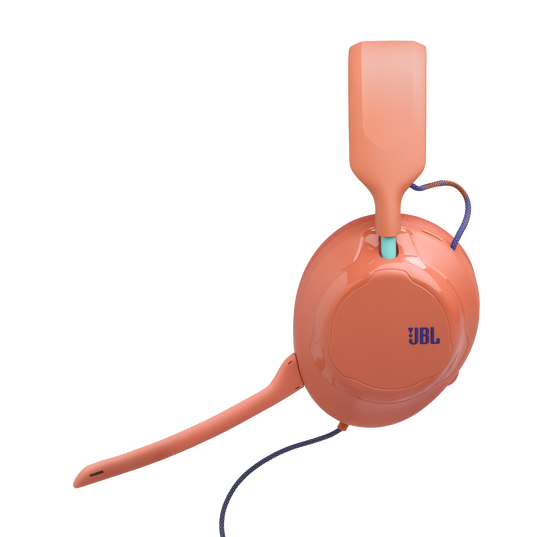 JBL Quantum 120 - Coral - Wired multiplatform gaming headset - Front
