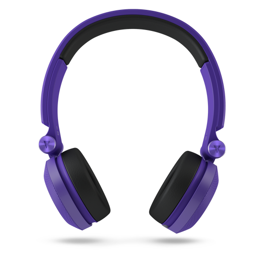 Synchros E30 - Purple - On-ear headphones with bold, JBL sound and advanced styling. - Front