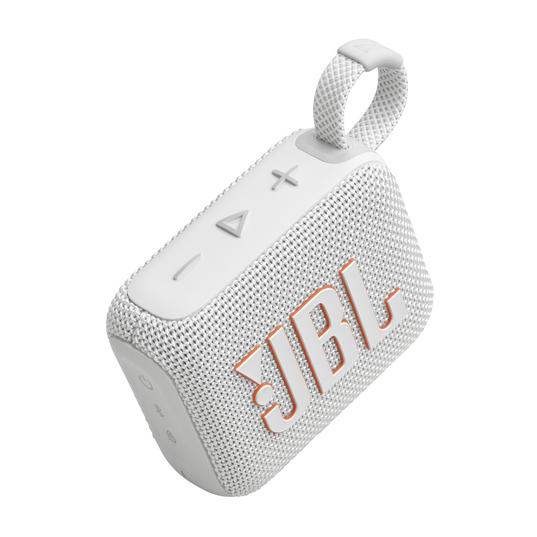 JBL Go 4 - White - Ultra-Portable Bluetooth Speaker - Detailshot 1