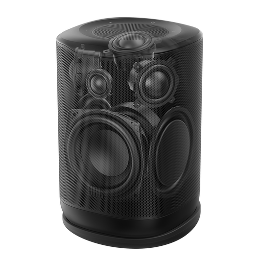 JBL Cove P1 - White - Portable Wi-Fi home speaker - Detailshot 5