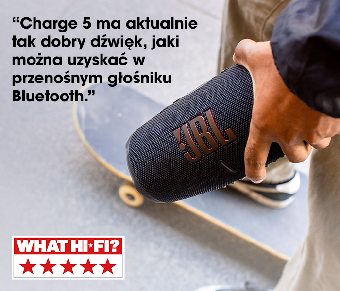 JBL Charge 5 | Przenośny wodoodporny głośnik z powerbankiem