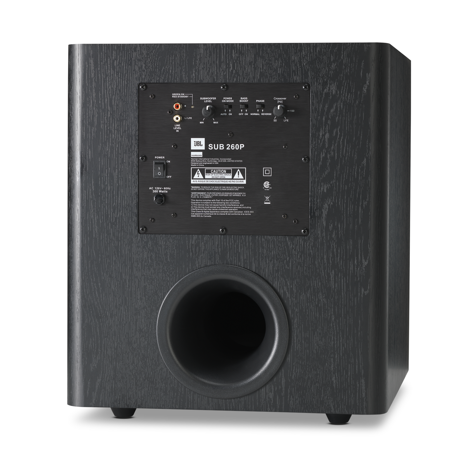 Studio SUB 260P 12calowy subwoofer aktywny serii JBL® Studio 2