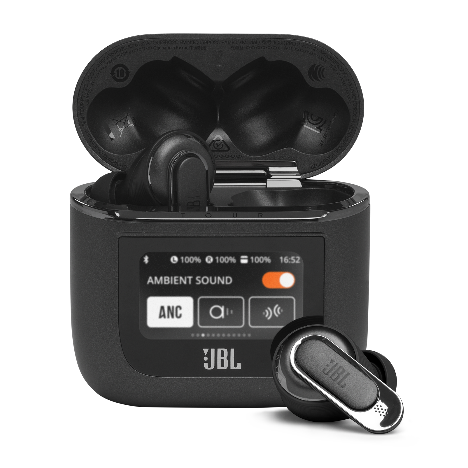 JBL TourPro2 ブラック JBL Tour Pro 2 | Prawdziwie bezprzewodowe słuchawki douszne