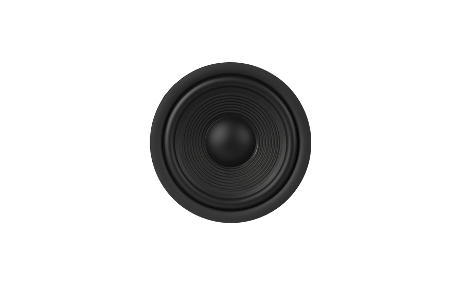 Głośnik niskotonowy z żebrowaną membraną policelulozową 4,5” (114 mm)